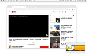 Picture in picture extension (by google) youtube demo
