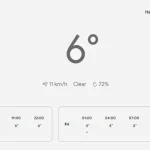Simple weather extension