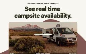 Discover real time campsites
