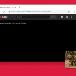Picture in picture extension screenshot