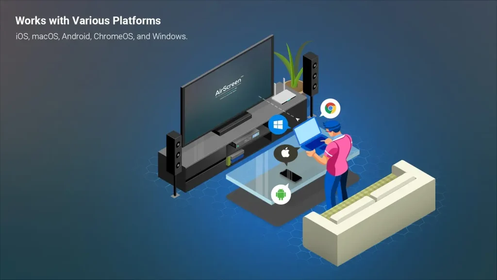 Airscreen for google tv