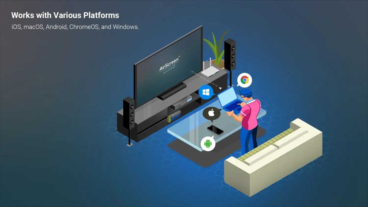 Airscreen for google tv