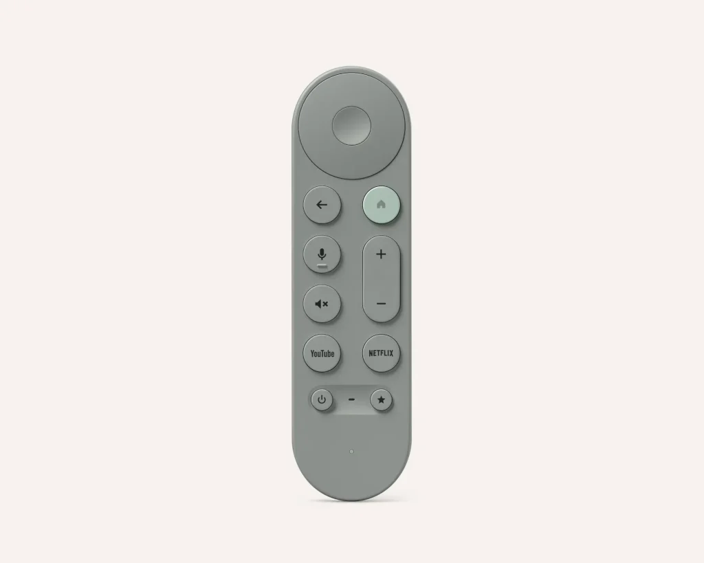 Google remote hazel colored front
