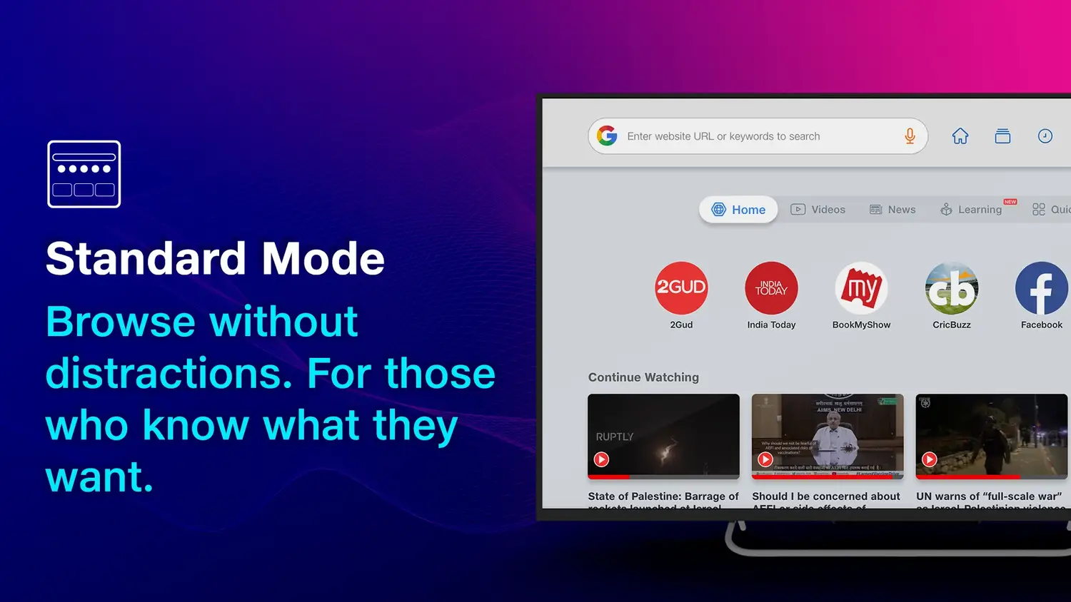 Jiosphere browser for google tv