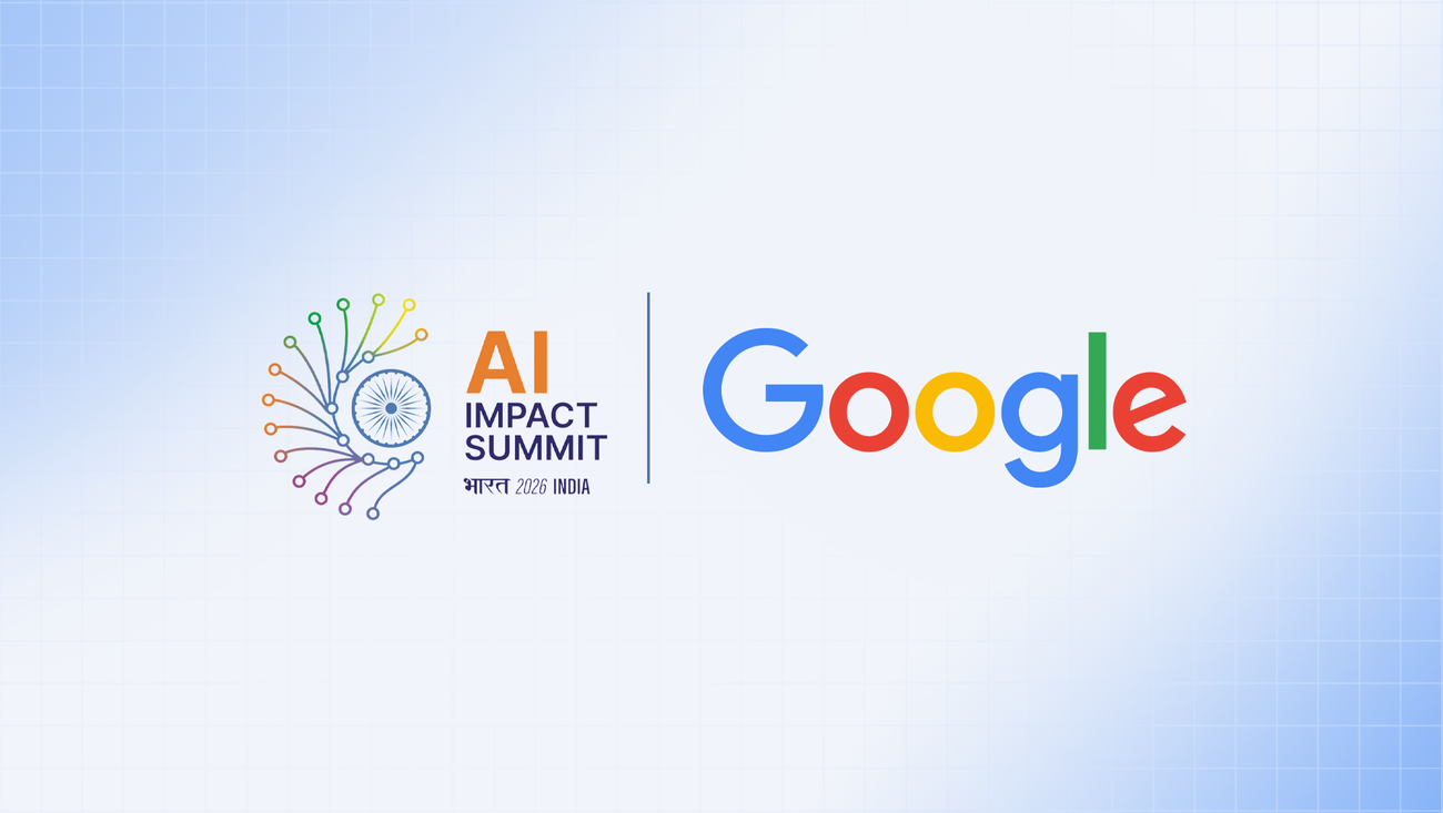 Ai google 2.width 1300.png - Rewrite this title to make it engaging and appealing for tech enthusiasts, Google lovers, Chromebook owners or Chrome users. Keep it concise and interesting. Provide only the final title without offering explanations or alternatives.Sundar Pichai at the AI Impact Summit 2026