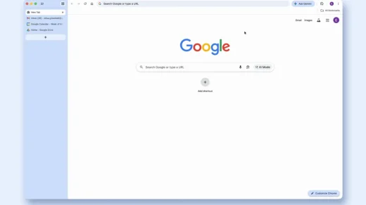 Chrome vertical tabs 2.jpg - Google Chrome rolling out vertical tabs and fullscreen reading mode