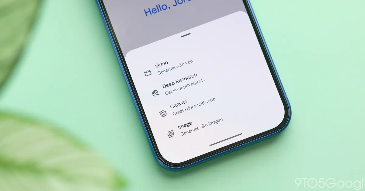 Gemini options .jpg - Google is adding AI detection for photos, videos, and audio to Search and Chrome