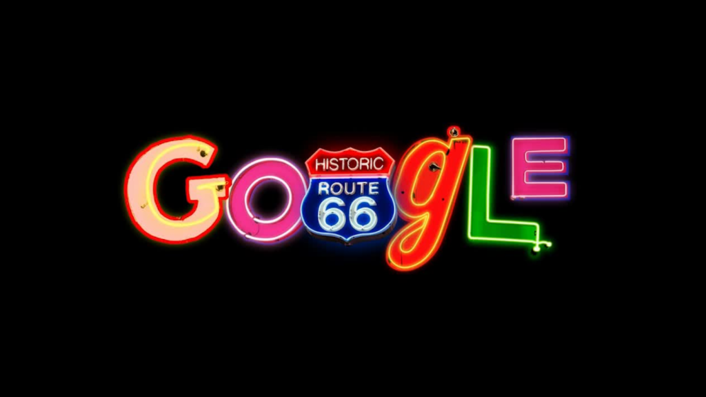 Route 66 doodle.max 1440x810.png - Chrome Road Trip: Explore Route 66 on Google Maps