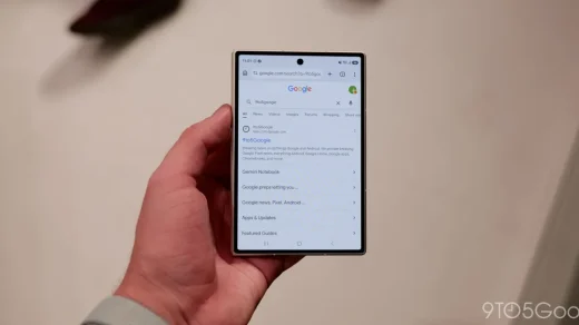 Fold 8 outer display chrome.jpg - Chrome for Android now lets you set a custom New Tab Page background