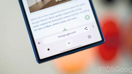 Google chrome navigation gemini 1.jpg - Google Chrome starts rolling out updated navigation bar with Gemini button on Android [Gallery]