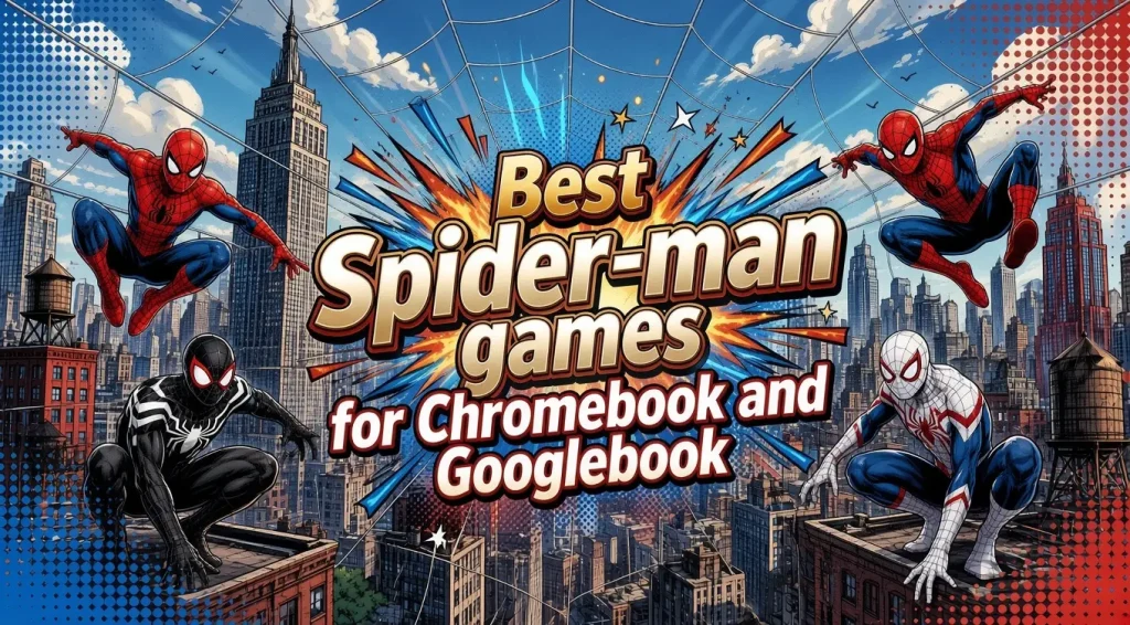 Cover image spiderman - 10 Best Spider-Man Games for Chromebook and Googlebook