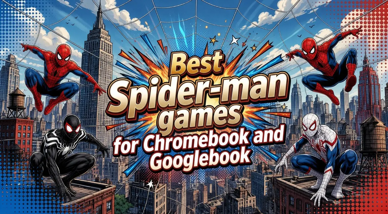 Cover image spiderman - 10 Best Spider-Man Games for Chromebook and Googlebook