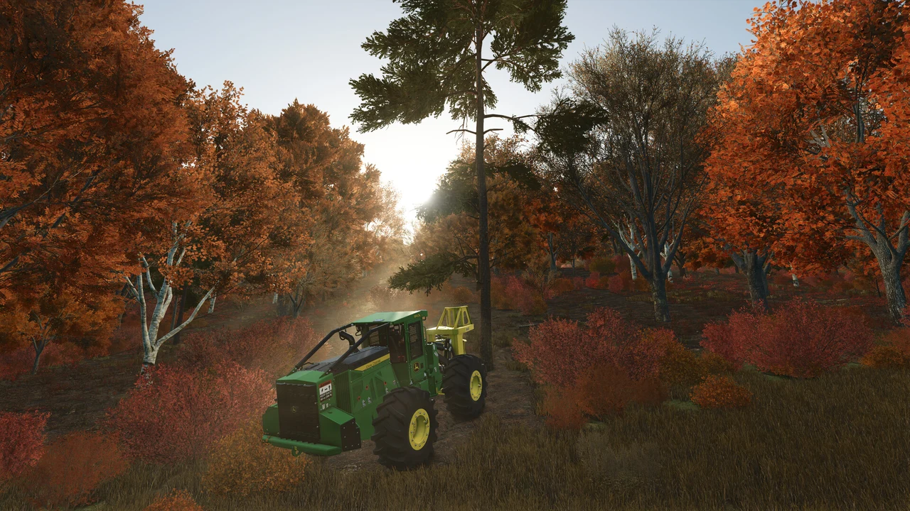 Farming Simulator 25 crop harvesting gameplay on Chromebook