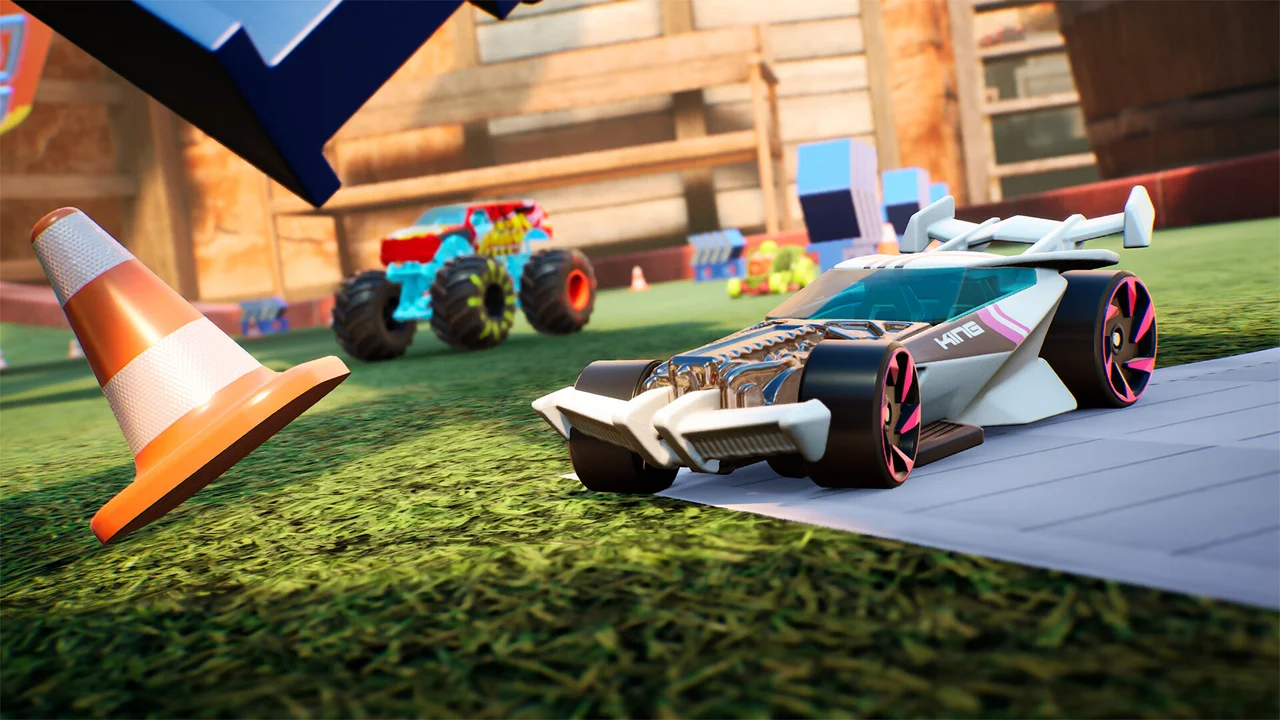 Hot Wheels Unleashed 2 gameplay screenshot on Chromebook