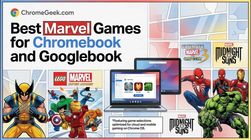 Cover image marvel games - 20 Best Marvel Games for Chromebook and Googlebook