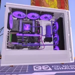 PC Building Simulator custom rig assembly gameplay on Chromebook