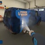 PowerWash Simulator patio cleaning gameplay on Chromebook