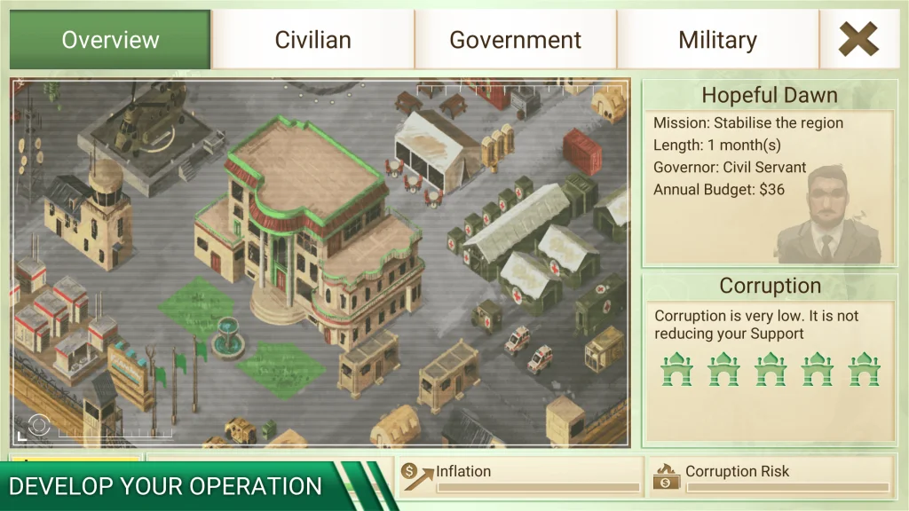 Rebel Inc. screenshot