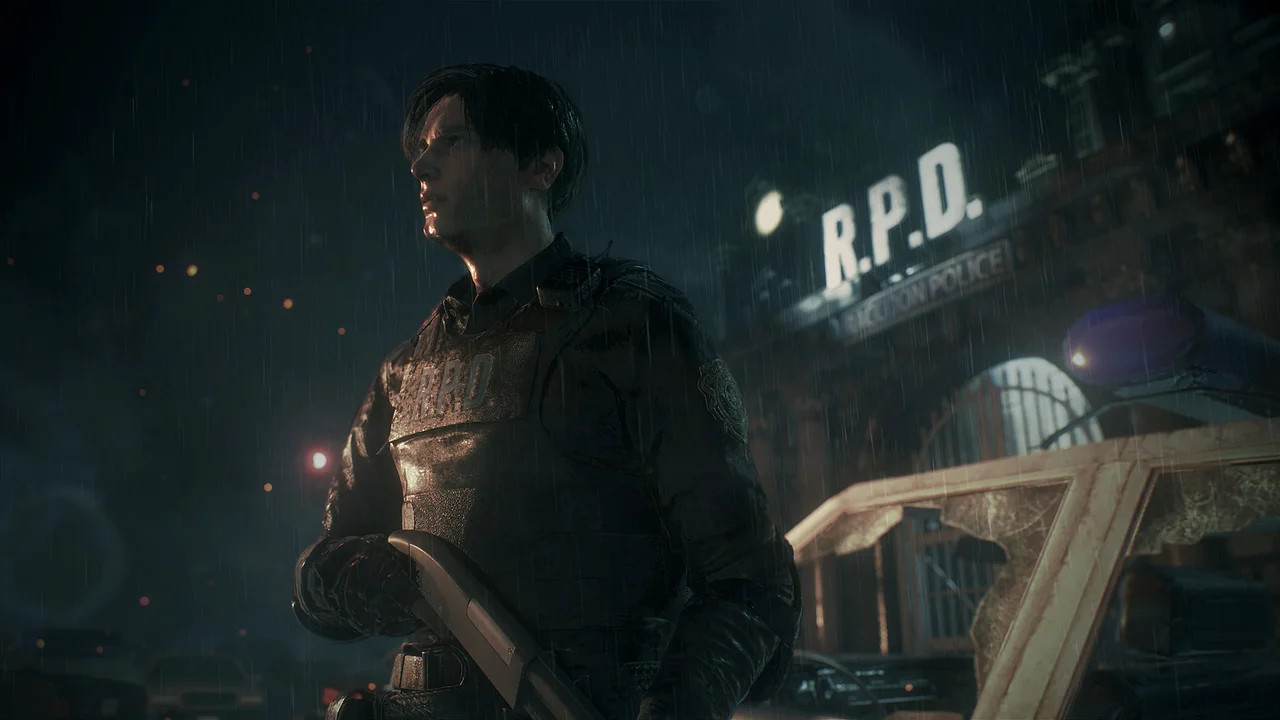 Resident Evil 2 Remake survival horror gameplay on Chromebook