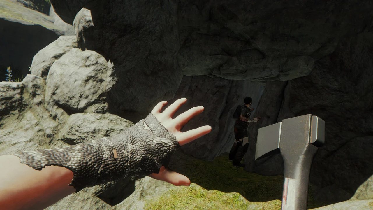 The Forest island survival horror gameplay on Chromebook