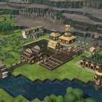 Timberborn beaver colony water engineering gameplay on Chromebook