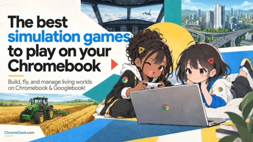 The best simulation games to play on your Chromebook editorial illustration