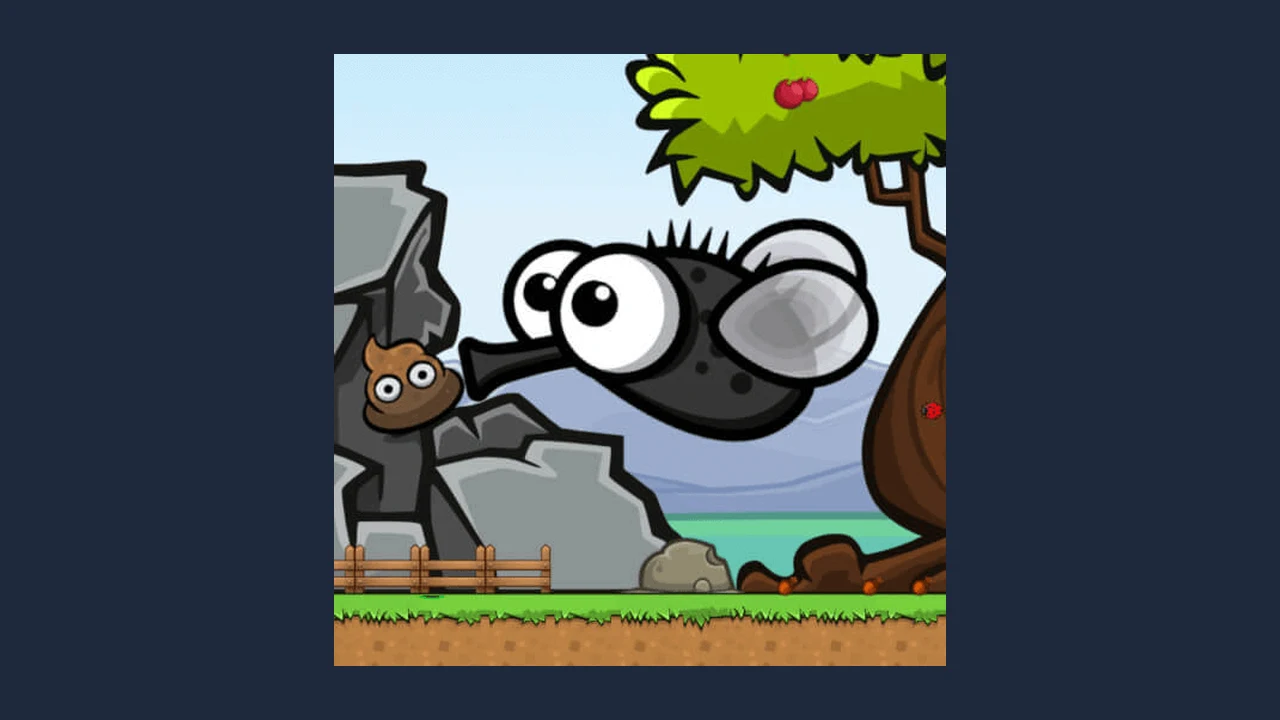EvoWorld.io creature evolution game showing fly progression to apex predators