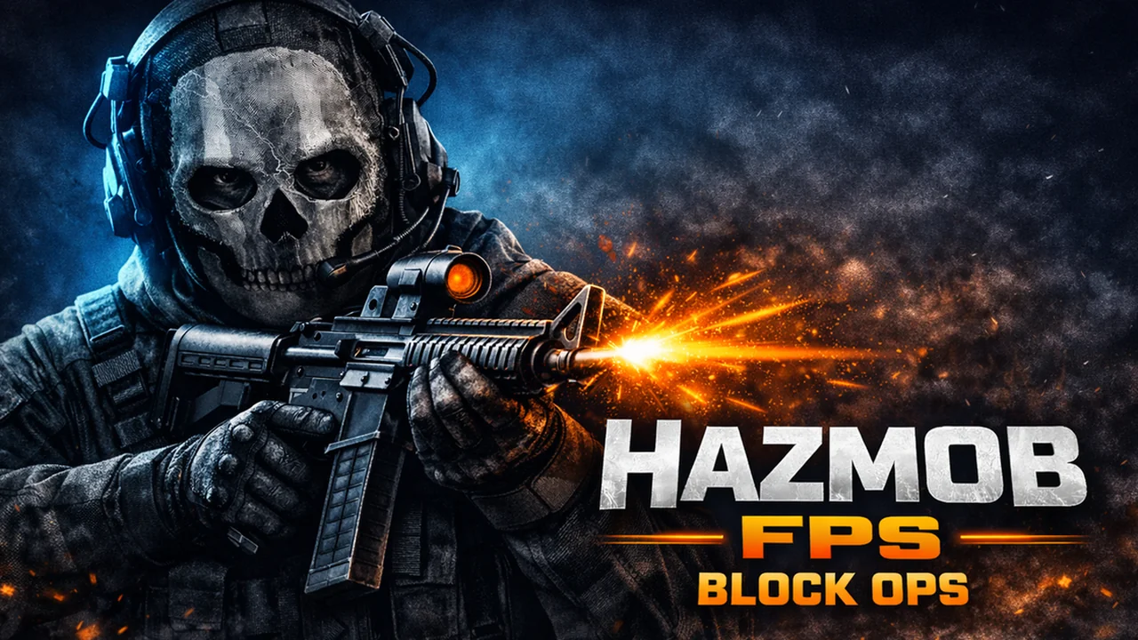 Hazmob FPS modern multiplayer military shooter weapon sights and arena firefight