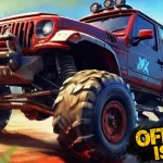 Offroad Island Browser Game Screenshot