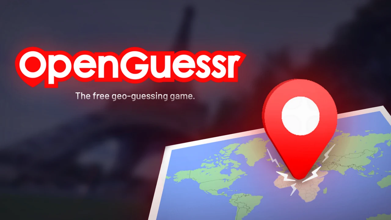 OpenGuessr competitive 1v1 duel geography map on CrazyGames