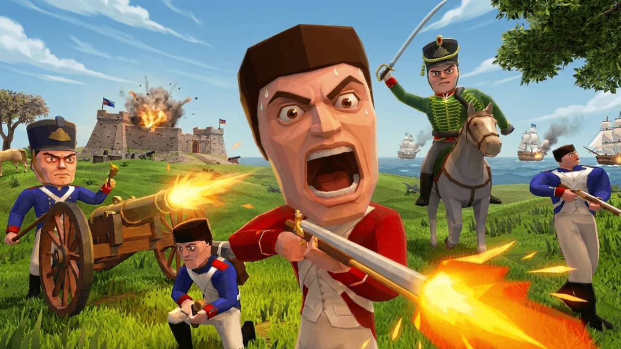 Redcoats.io historical musket battlefield multiplayer warfare with soldiers and cannons