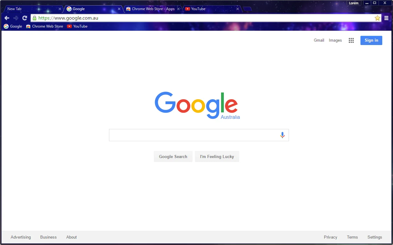 Colorful Galaxy Chrome Theme Colorful Galaxy Chrome Theme