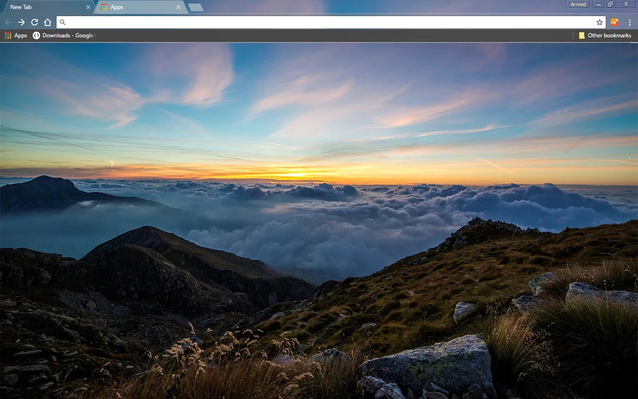 Dawn Mountain Chrome Theme Dawn Mountain Chrome Theme