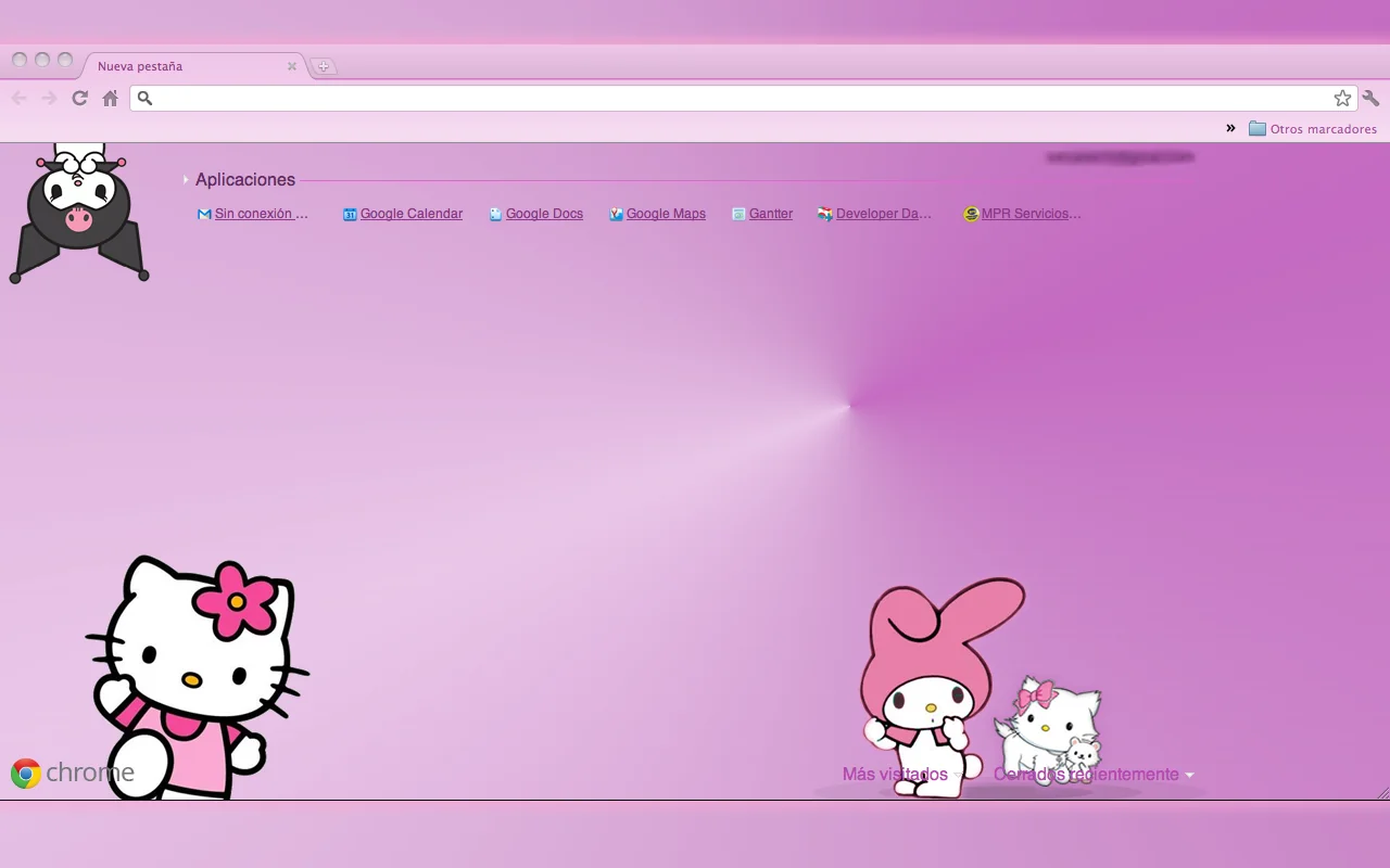 Hello Melody NI Chrome Theme