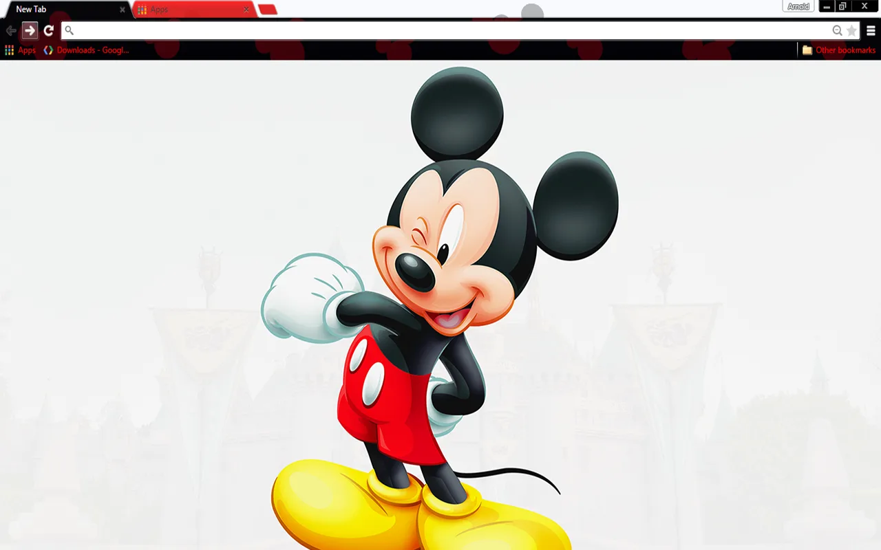 Mickey Mouse Chrome Theme