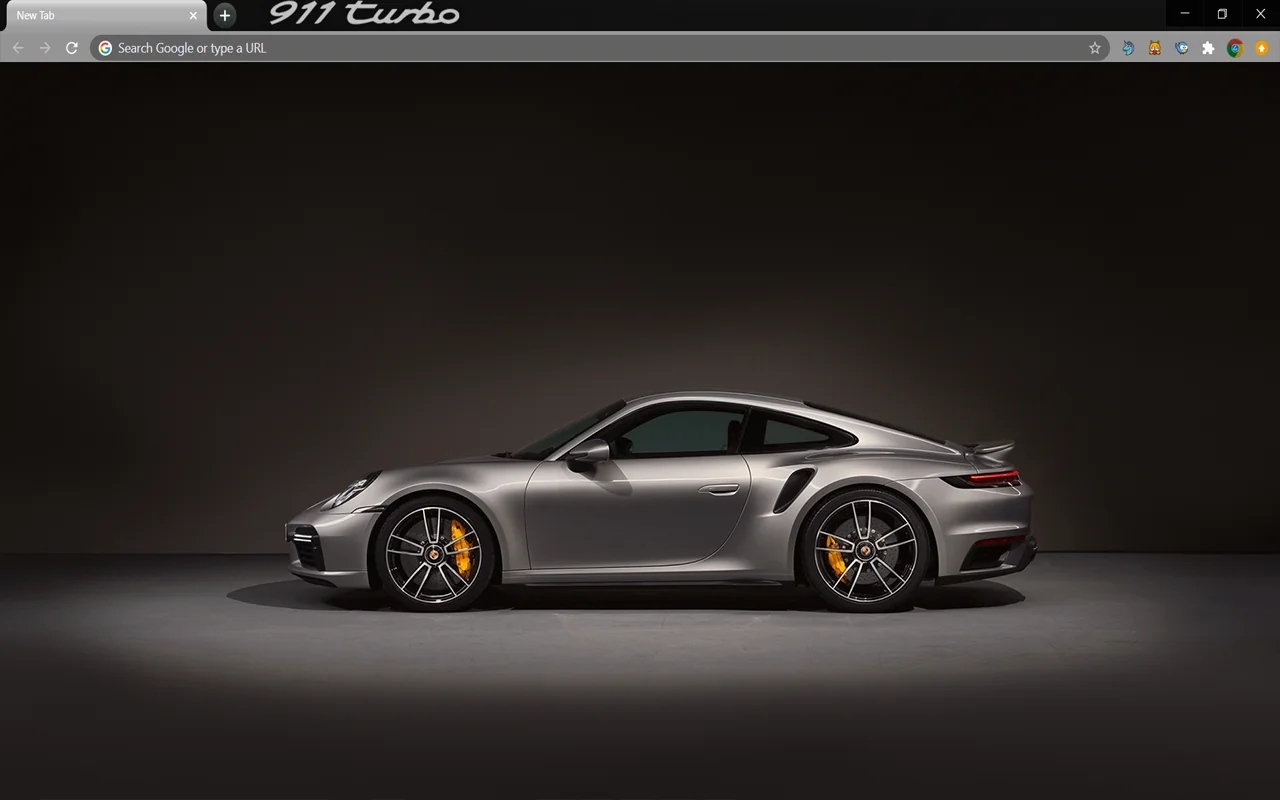 Porsche 911 Turbo Chrome Theme