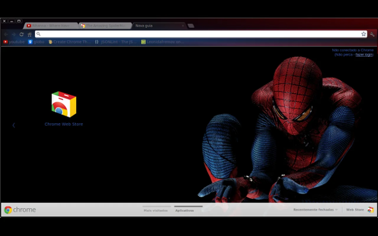 The Amazing SpiderMan Chrome Theme The Amazing SpiderMan Chrome Theme