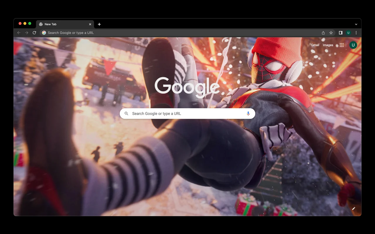 Marvel's Spider-Man: Miles Morales Chrome Theme Marvel's Spider-Man: Miles Morales Chrome Theme