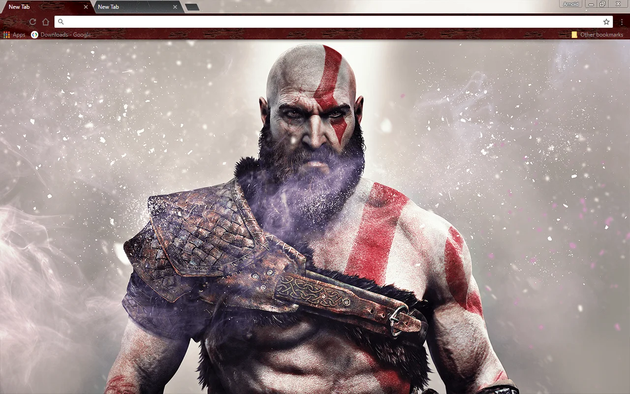 God of War Chrome Theme