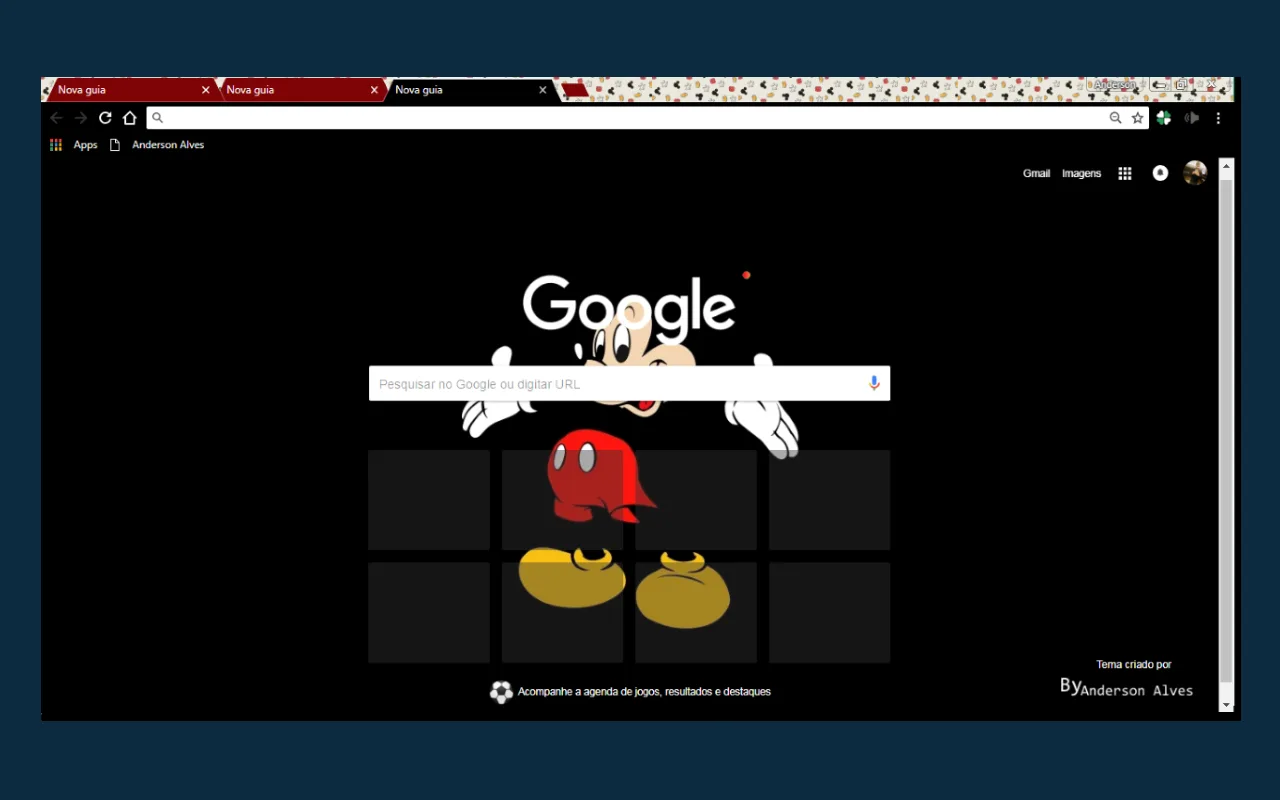 Mickey Mouse Chrome Theme