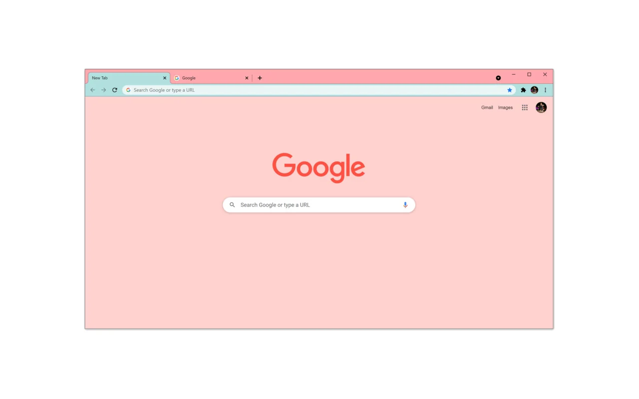 Calm Pastel Chrome Theme