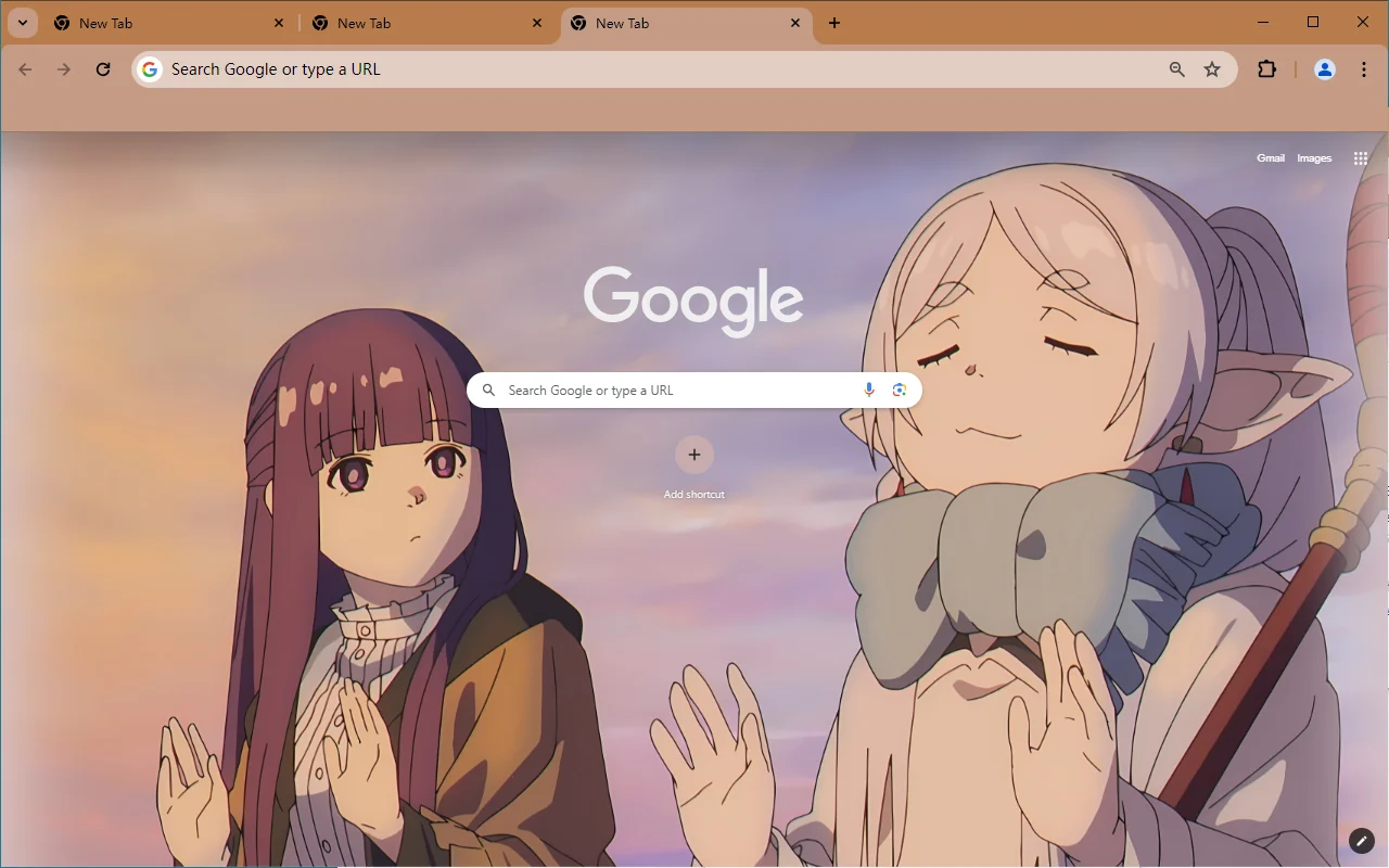 Frieren theme Chrome Theme