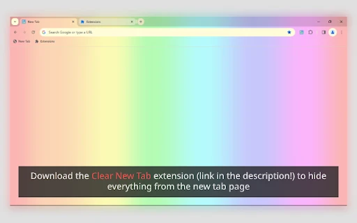 Pastel Rainbow 1440p Chrome Theme Pastel Rainbow 1440p Chrome Theme