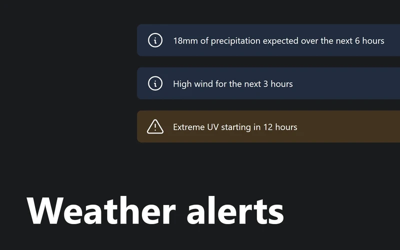 Weather Please minimal new-tab page showing current weather conditions, 9-day outlook, and calendar events