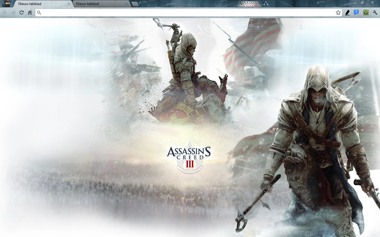 Assassin's Creed III Chrome Theme