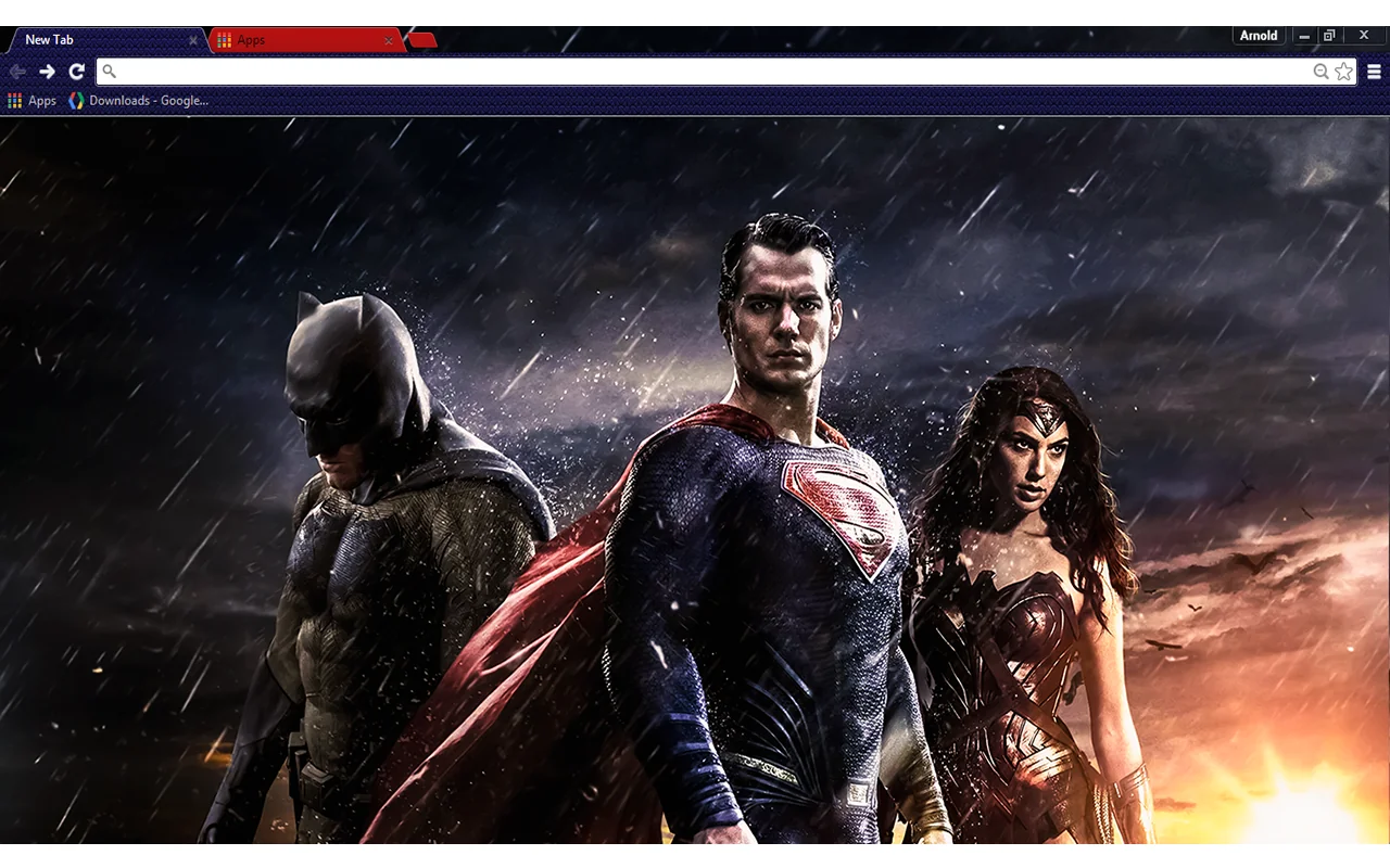 Batman v Superman Chrome Theme Batman v Superman Chrome Theme