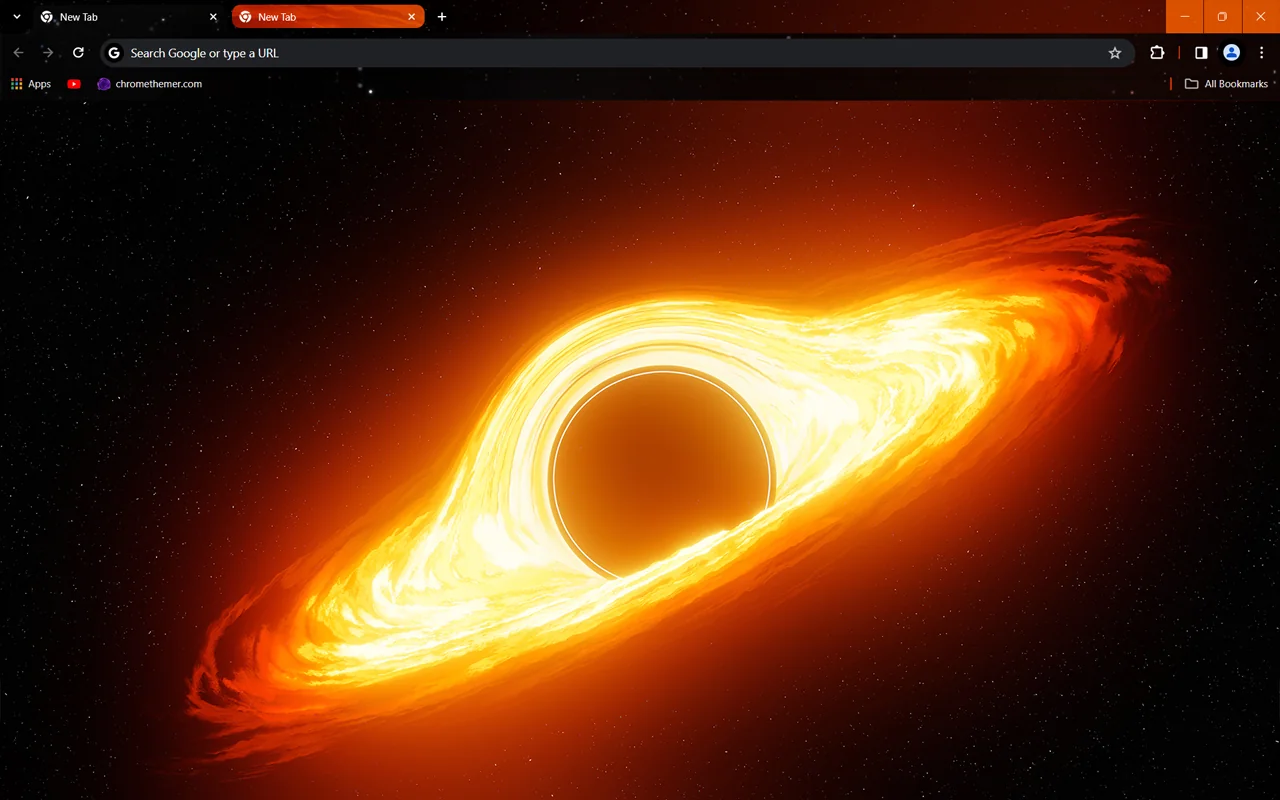 Black Hole Chrome Theme Black Hole Chrome Theme