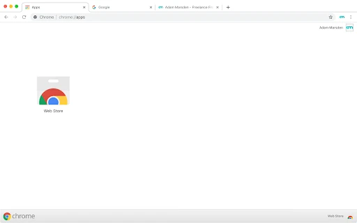 Minimal White Chrome Theme Minimal White Chrome Theme
