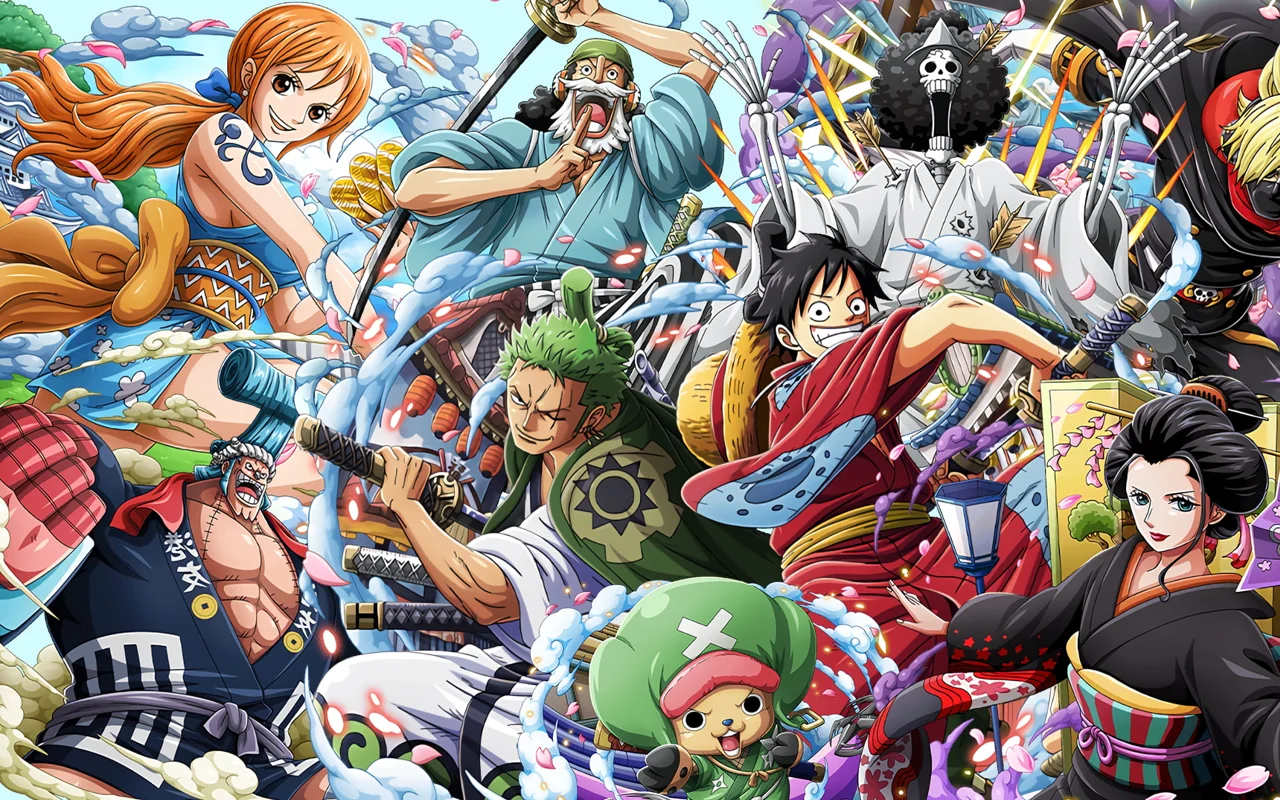 One Piece 15 - 1080p Chrome Theme