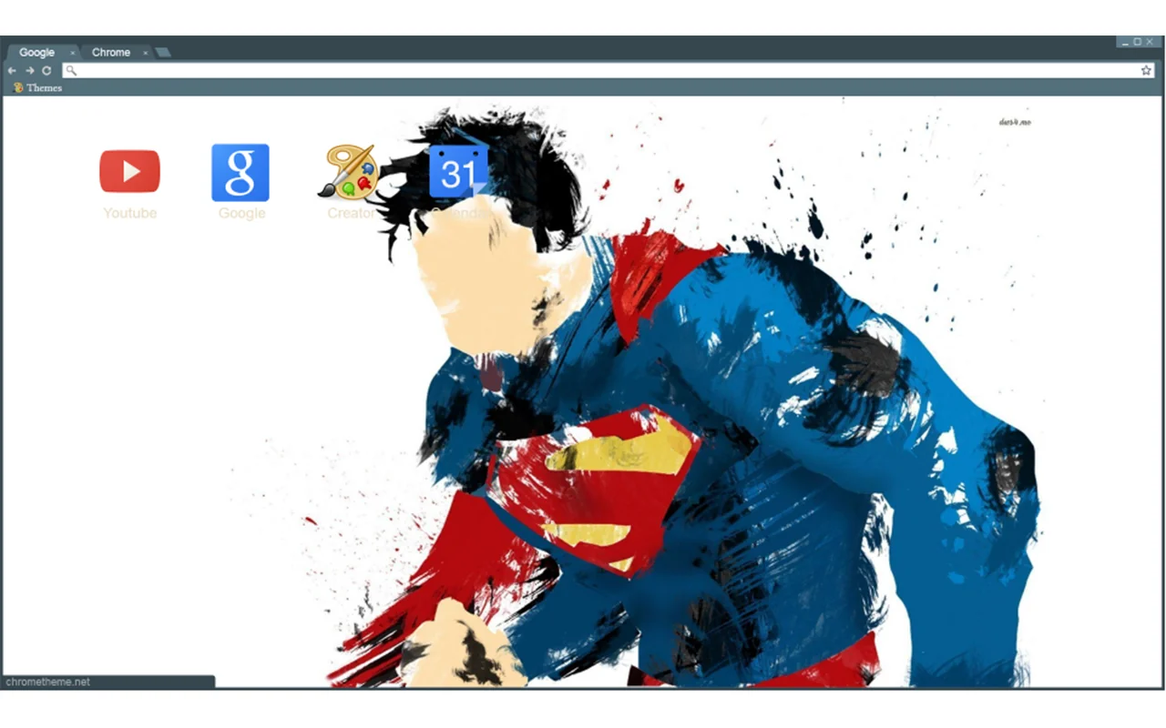 Material Superman Chrome Theme Material Superman Chrome Theme
